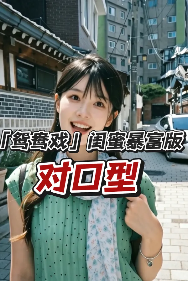 Lip-syncing|Mandarin duck drama version of best friend getting rich