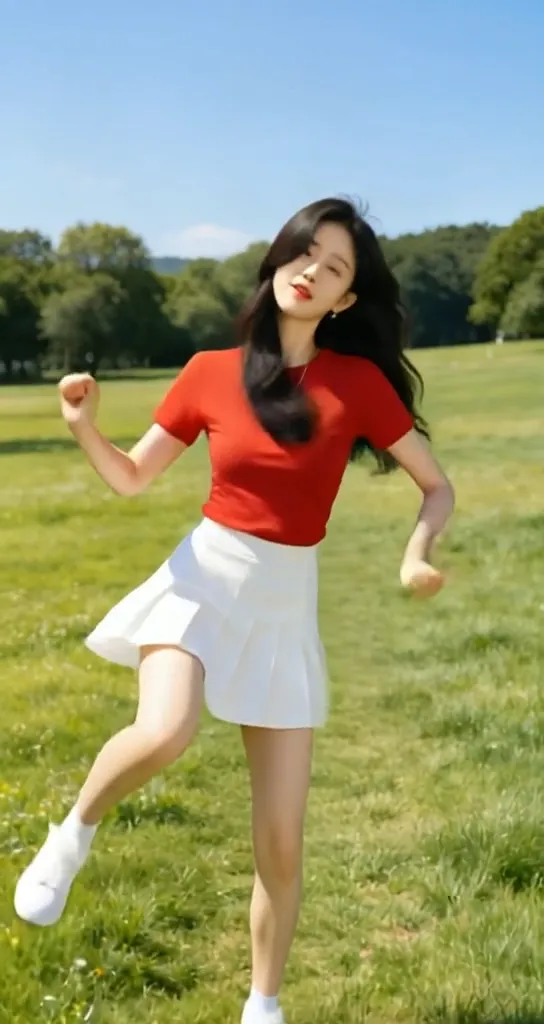 Dancing Green Apple Paradise/One Click Same Style