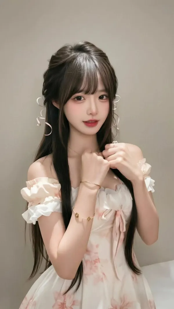 Sweet girl dances the gesture dance of "I really want to confess to you"|The sweetness is beyond the limit, my heart is beating